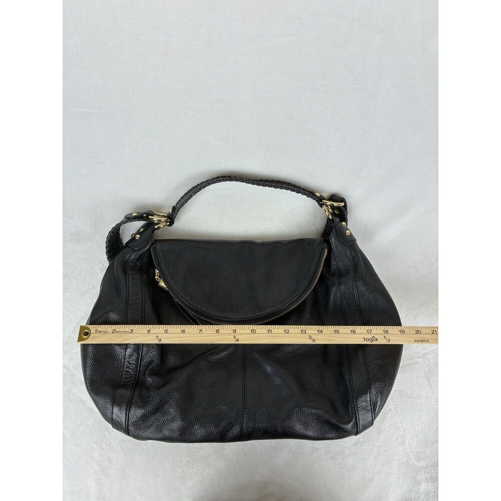 Onna Ehrlich Rachel Hobo Bag Black Pebble Leather Tassle Designer Dust Bag - Picture 7 of 13